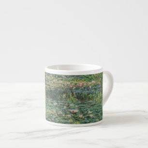 Tasse Expresso L'étang À Eau, Peinture À L'Huile Paysagère, Monet