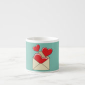 Tasse Expresso Lettre de love (Devant)