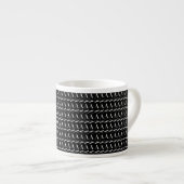 Tasse Expresso Lettre initiale A monogramme (Devant droit)