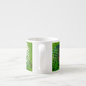 Tasse Expresso Lettres et art abstrait de coeurs (Dos)