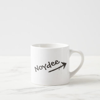 Tasse Expresso Lettres noires et flèche sur votre