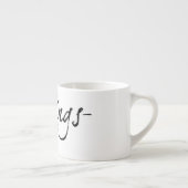 Tasse Expresso Lieblingspapa - schwarzer Schriftzug 00001 (Droite)