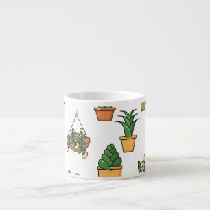 Tasse Expresso Ligne Art Houlette : Vintage sans fil