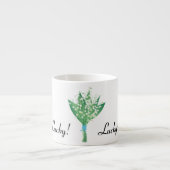 Tasse Expresso Lily de la Vallée - (Devant)