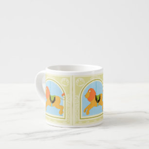 Tasse Expresso Lion avant juin Bruyère Vess de carrousel