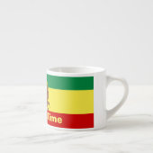 Tasse Expresso Lion de reggae de Rasta de Judah (Droite)