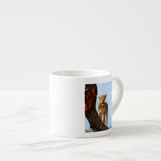 Tasse Expresso Lionne (Devant droit)