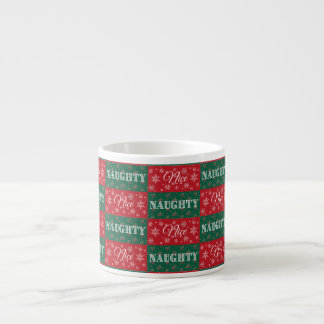 Tasse Expresso Liste des enfants sages ou vilains de Noël