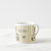 Tasse Expresso Little Bo-Peep : Pépinière classique Kate Greenawa (Devant droit)