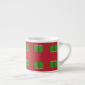 Tasse Expresso Livre vert de dessin (Droite)
