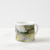 Tasse Expresso llustration d'une belle, sensible fille (Devant droit)