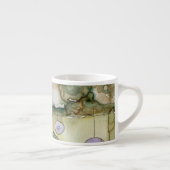 Tasse Expresso llustration d'une belle, sensible fille (Droite)
