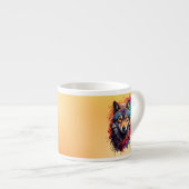 Tasse Expresso Logo animal Wolf Design-87694 (Devant droit)