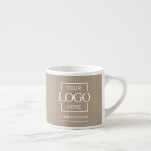 Tasse Expresso Logo de marque d'entreprise personnalisé simple mo