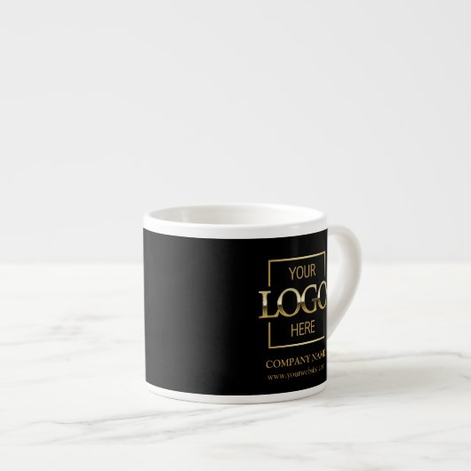 Tasse Expresso Logo de marque moderne simple et personnalisée (Devant droit)