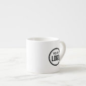 Tasse Expresso Logo d'entreprise personnalisé (Devant droit)