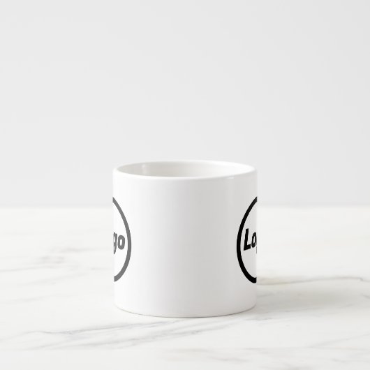 Tasse Expresso Logo d'entreprise simple promotion de marque d'ent (Devant)