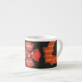 Tasse Expresso Logo des pompiers (Devant droit)