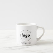 Tasse Expresso Logo simple et commerce de texte (Droite)