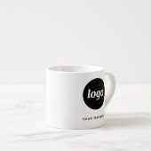 Tasse Expresso Logo simple et commerce de texte (Devant droit)