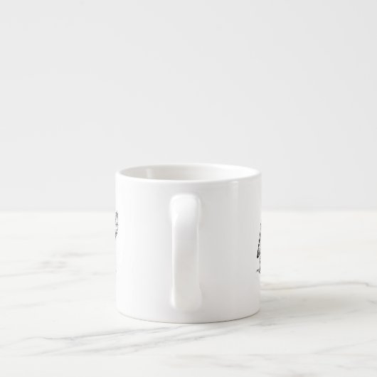 Tasse Expresso Loup (Dos)