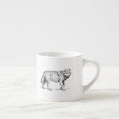 Tasse Expresso Loup (Droite)