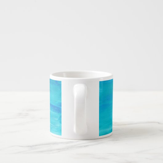 Tasse Expresso Loup hurlant, chien hurlant en double exposition (Dos)