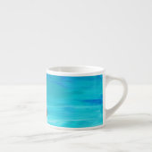 Tasse Expresso Loup hurlant, chien hurlant en double exposition (Droite)