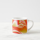 Tasse Expresso Love and Gold Abstrait 3D Rainbowart (Droite)