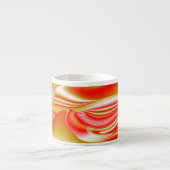 Tasse Expresso Love and Gold Abstrait 3D Rainbowart (Devant)