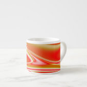 Tasse Expresso Love and Gold Abstrait 3D Rainbowart (Devant droit)