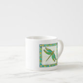 Tasse Expresso Lumineuse libellule Pastel par Vanna Lam (Devant droit)