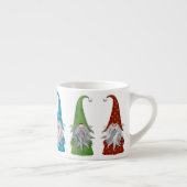 Tasse Expresso Lutins de Noël multicolores (Droite)