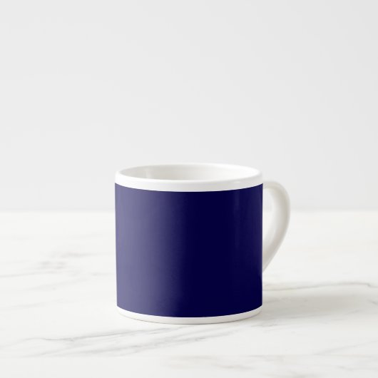 Tasse Expresso Luxe Navy PERTOMIZABLE (Devant droit)