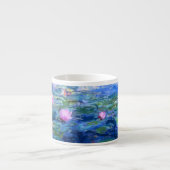 Tasse Expresso Lys d'eau rose Monet (Devant)