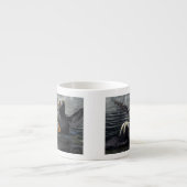 Tasse Expresso Macareux huppés d'Alaska (Devant)