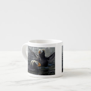 Tasse Expresso Macareux huppés d'Alaska