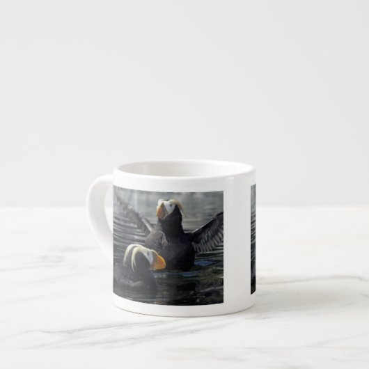 Tasse Expresso Macareux huppés d'Alaska (Devant gauche)