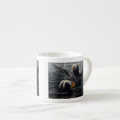Tasse Expresso Macareux huppés d'Alaska (Devant droit)