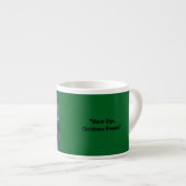 Tasse Expresso Magical Winter Cabin Christmas (Devant droit)