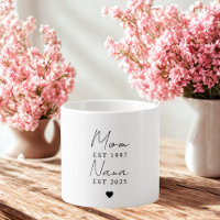 Maman Nana EST Année Cadeau minimaliste personnali