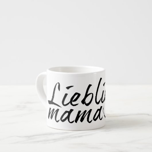 Tasse Expresso Maman préférée (Devant gauche)