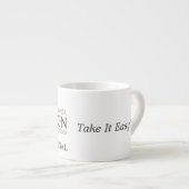 Tasse Expresso MammaBASIL Design Espresso Mug! (Devant droit)