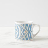Tasse Expresso mandala pastel en bleu (Droite)