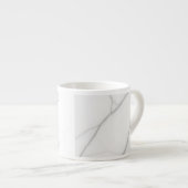 Tasse Expresso Marbre Blanc (Devant droit)