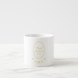 Tasse Expresso Mariage d'or