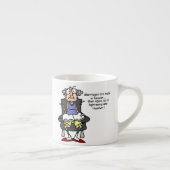 Tasse Expresso Mariage, Éclair, Humour tonnerre (Droite)