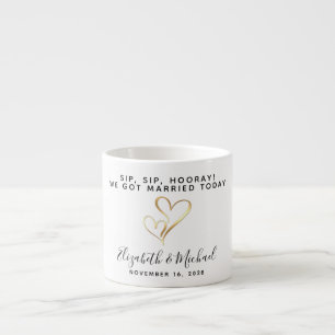 Tasse Expresso Mariage Favor Sip Sip Hooray