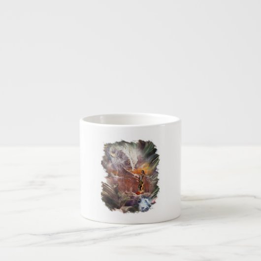 Tasse Expresso Mariage indien américain Night Vignette (Devant)