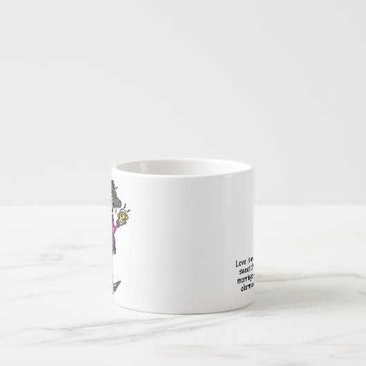 Tasse Expresso Mariage Rude Éveil (Devant)